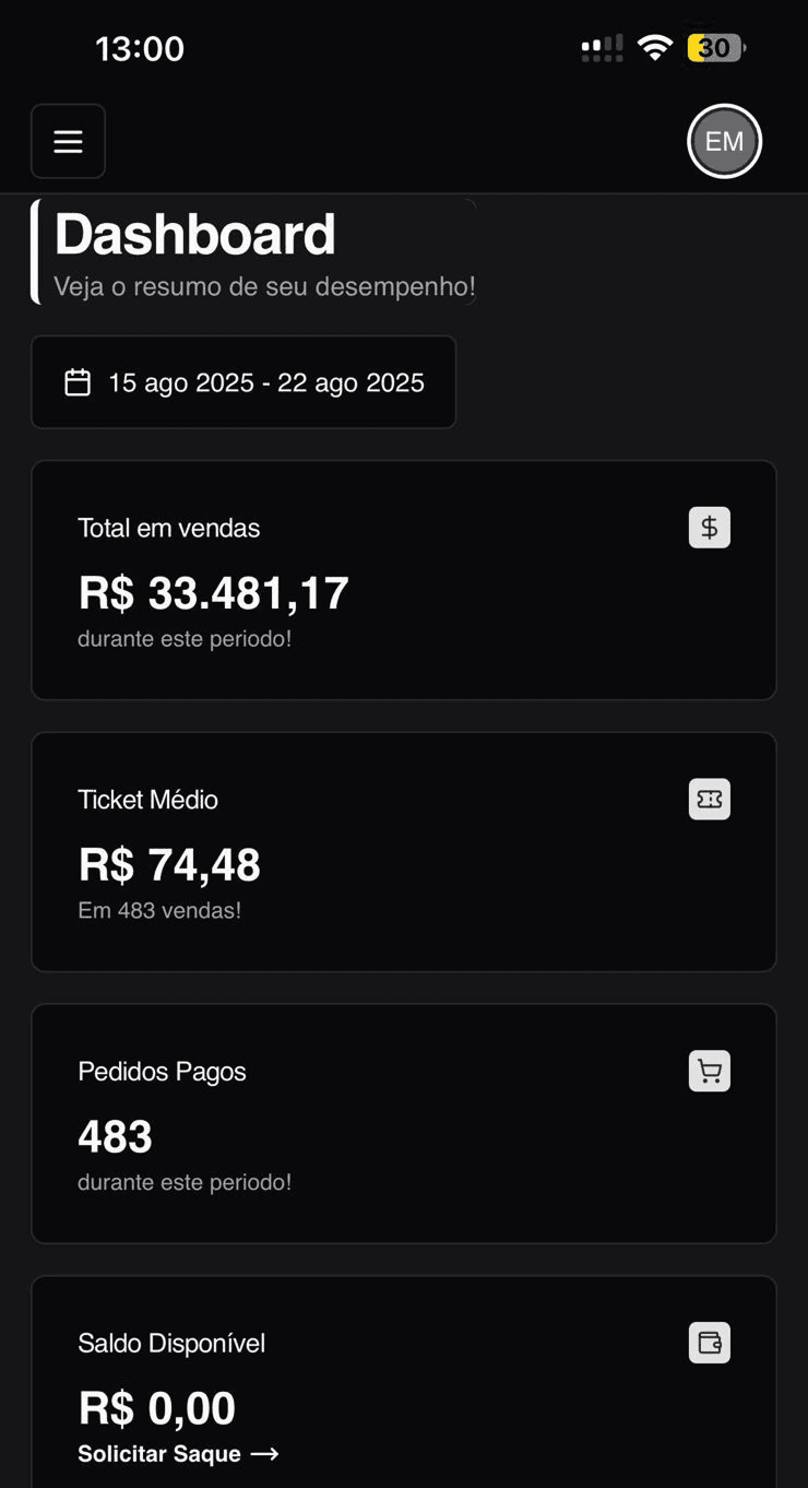 Dashboard Valory Pay